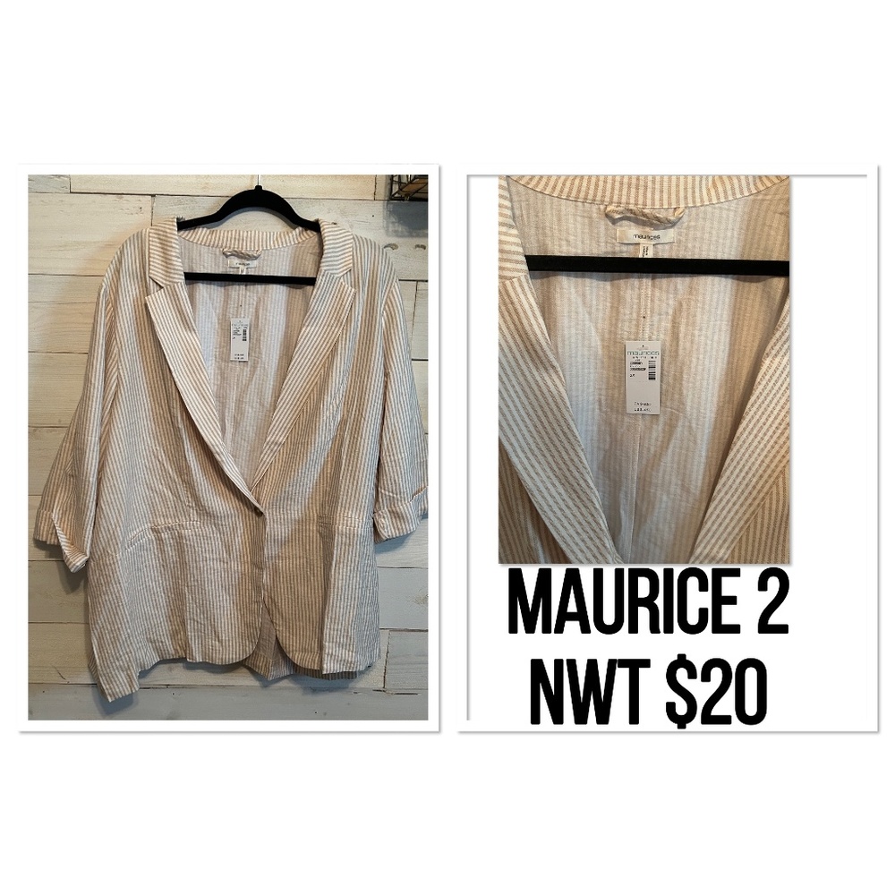 Maurice blazer 2x NWT